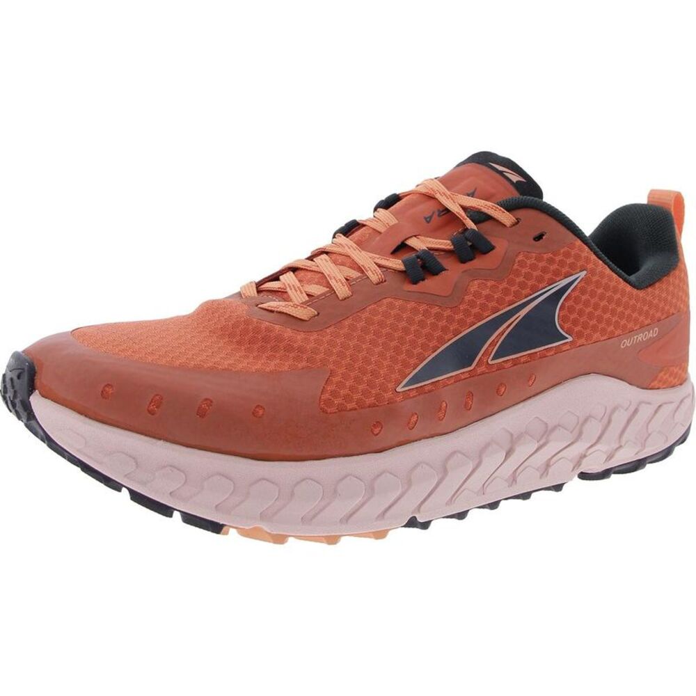 Altra Women's Vibrant Orange and Soft Pink Athletic Shoes